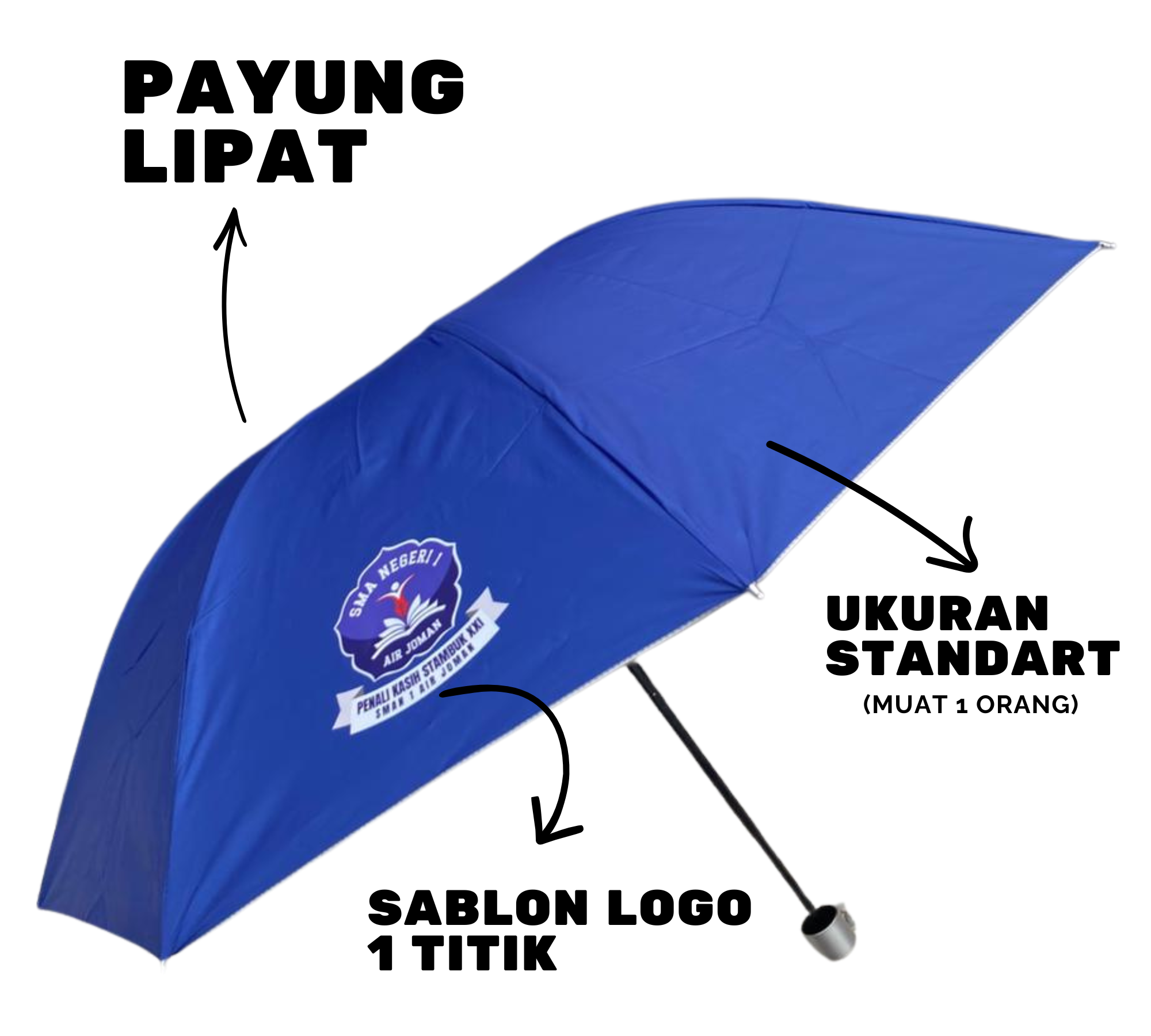 Payung Lipat orderan SMA N 1 Medan
